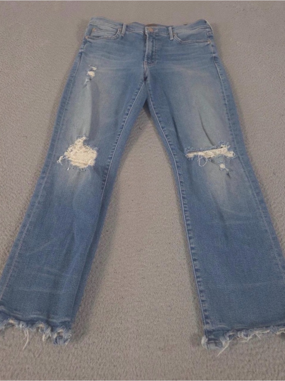 Mother Denim Rascal Ankle Snippet Chew